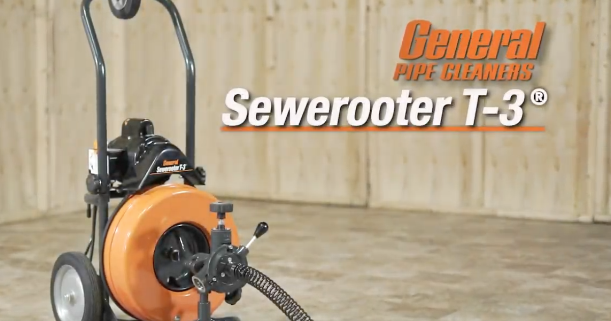 Easy Rooter Power Drain Cleaner - How To Video - From General Pipe