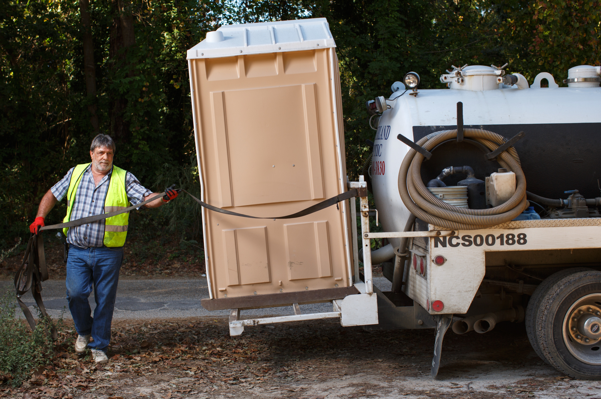 Faced with 46,000 additions to the city sewer, Mike and Audrey Stancil pivoted to portable restroom service.